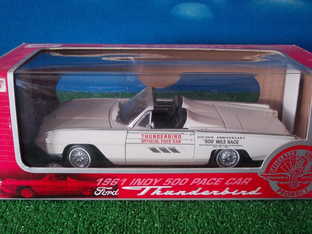 1/18 1961 Ford Thunderbird Indianapolis Pace Car 1/18 Anson, Hobby en Vrije tijd, Modelauto's | 1:18, Ophalen of Verzenden, Nieuw