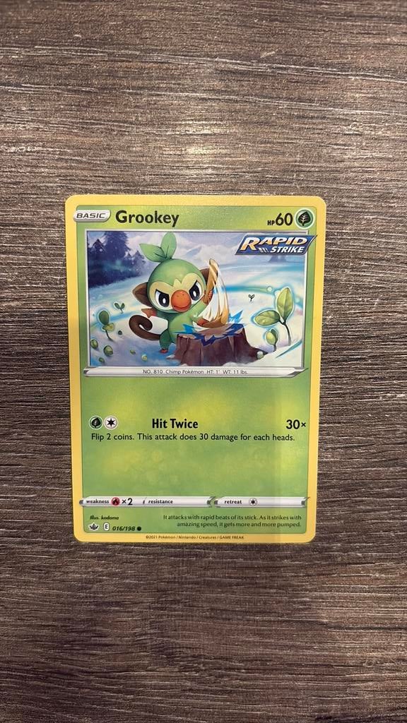 CRE Grookey 016/198, Ophalen of Verzenden, Zo goed als nieuw