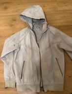 Nike Vintage Leren Jas • Maat L, Ophalen of Verzenden, Gedragen, Maat 52/54 (L), Grijs