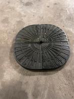 Parasol voet tegels, Tuin en Terras, Ophalen of Verzenden, Gebruikt, Overige materialen
