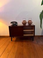 Vintage Simpla Lux kastje dressoirtje, Gebruikt, 25 tot 50 cm, Overige houtsoorten, Met deur(en)