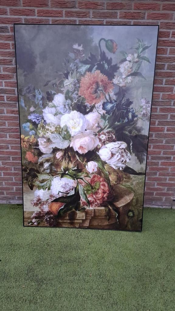 Stilleven met bloemen - Hermanus Uppink, Antiek en Kunst, Kunst | Schilderijen | Klassiek, Ophalen