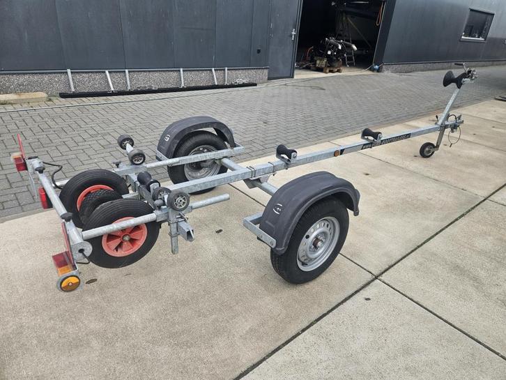 GERESERVEERD Riba boottrailer 450 (bj 2012), Watersport en Boten, Boottrailers, Gebruikt, Overige typen