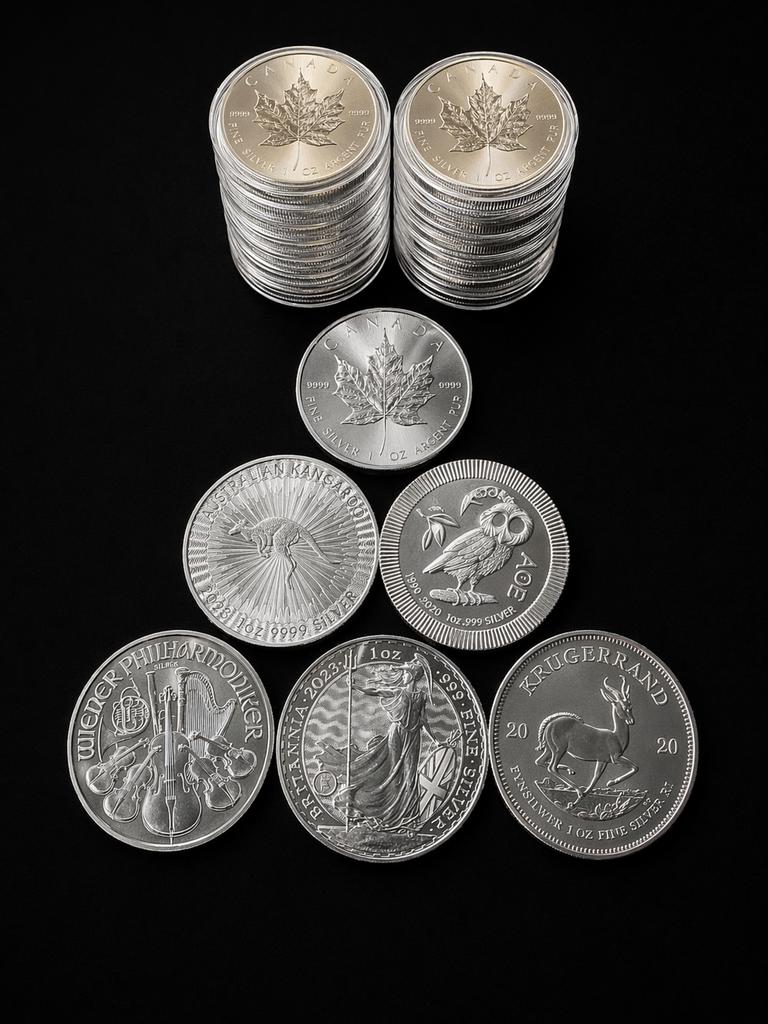 20 Zilveren Bullion munten 1 oz, Postzegels en Munten, Edelmetalen en Baren, Ophalen, Zilver