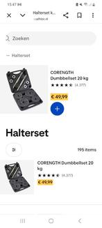 Dumbbellset, Ophalen, Zo goed als nieuw, Halterset