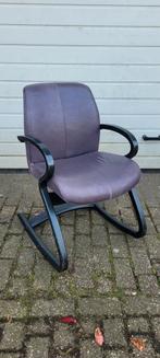 Balans stoel Stokke, grijs leer, Huis en Inrichting, Stoelen, Ophalen, Gebruikt, Leer, Eén