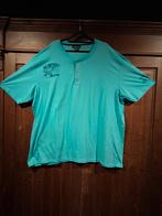 Turquoise heren shirt met knoopjes 5XL Atlas For Men, Blauw, Atlas for men, Shirt, Ophalen of Verzenden
