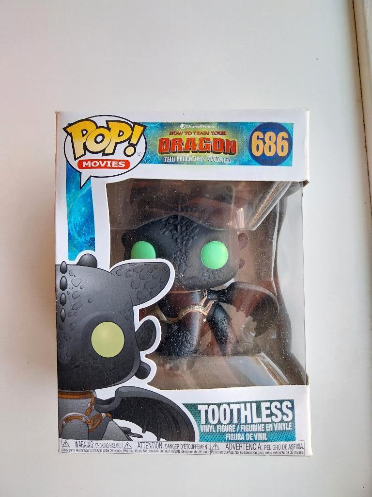 Toothless funko pop #686, Ophalen of Verzenden, Zo goed als nieuw