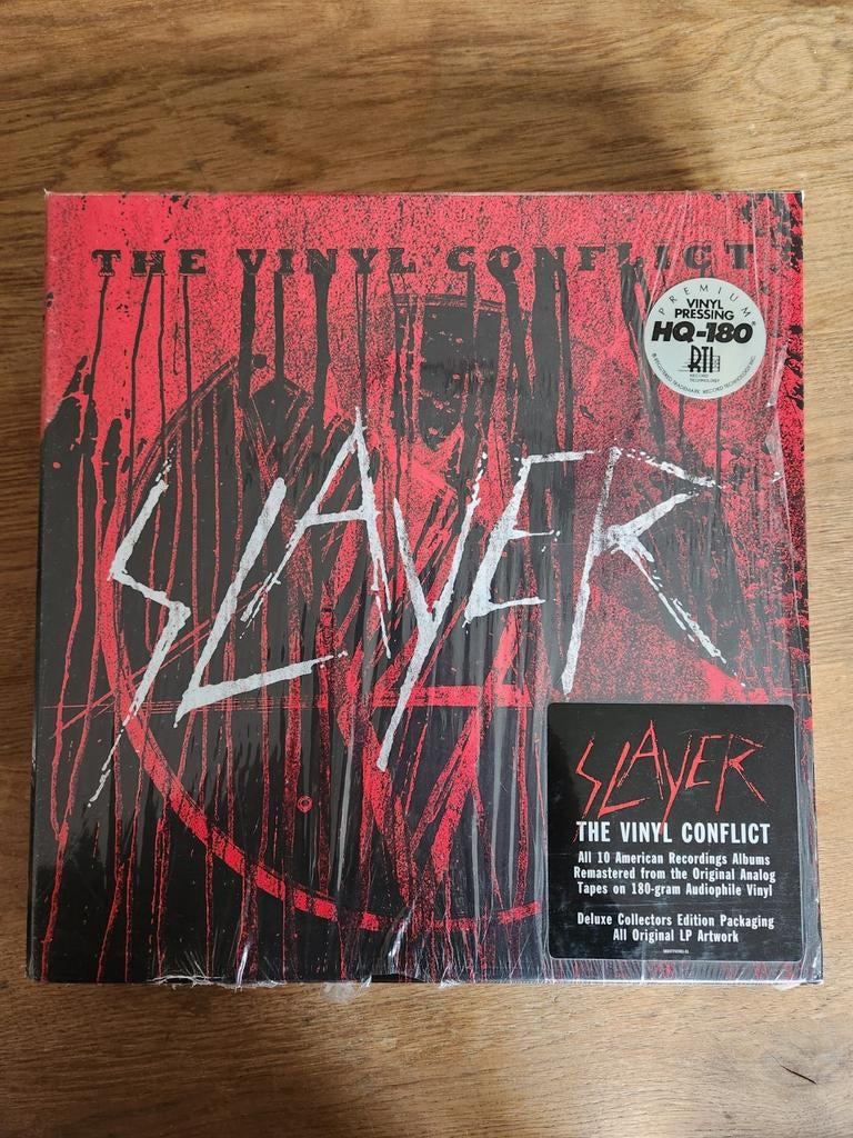 Slayer - The Vinyl Conflict Box 11LP USA, Cd's en Dvd's, Vinyl | Hardrock en Metal, Ophalen of Verzenden, Zo goed als nieuw