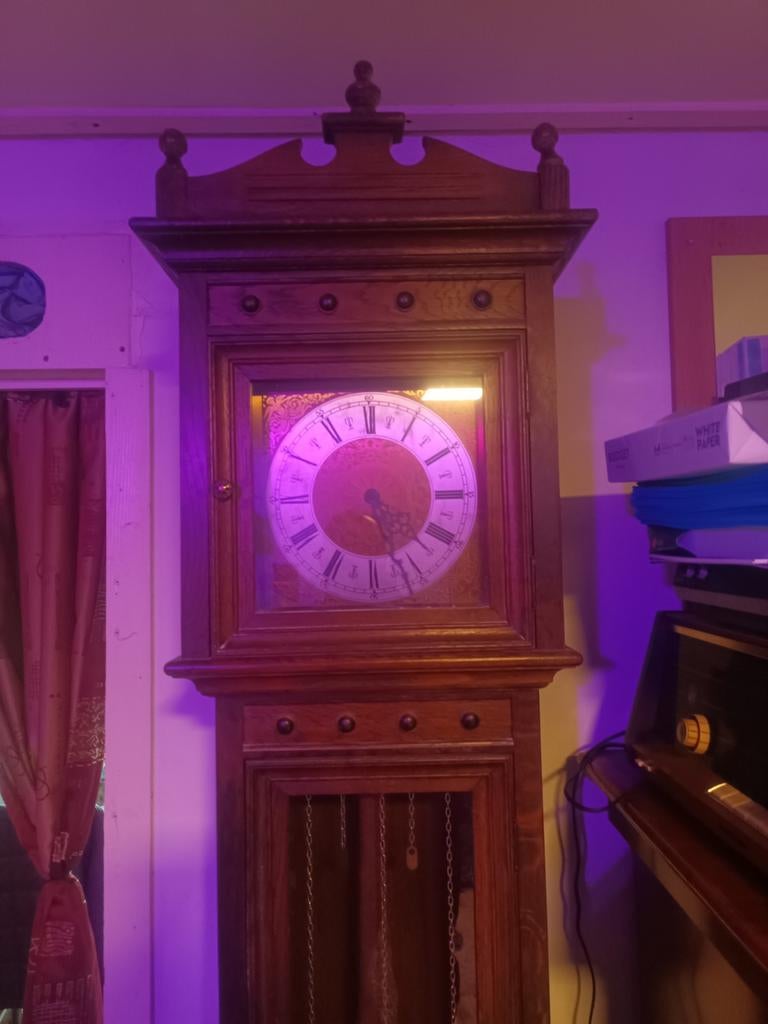 Kieninger staande klok – 3 gewichten – Westminster – top sta, Antiek en Kunst, Ophalen of Verzenden