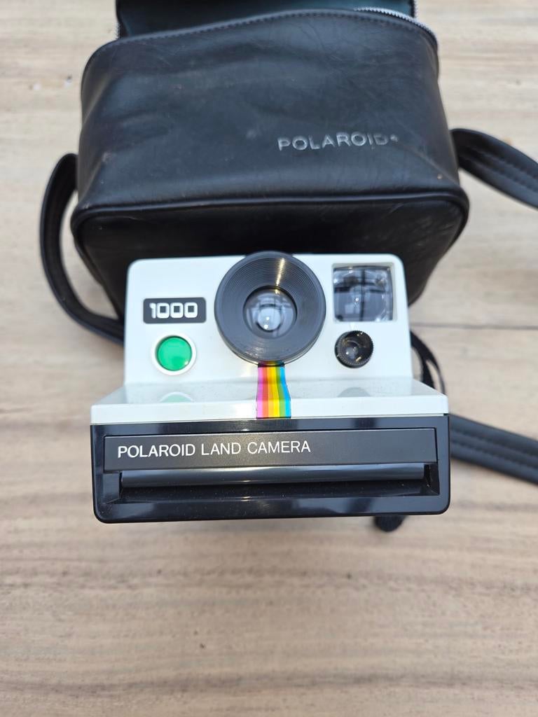 Polaroid Land Camera 1000 met tas - Vintage Instant Camera, Ophalen of Verzenden, Gebruikt, Polaroid, Polaroid