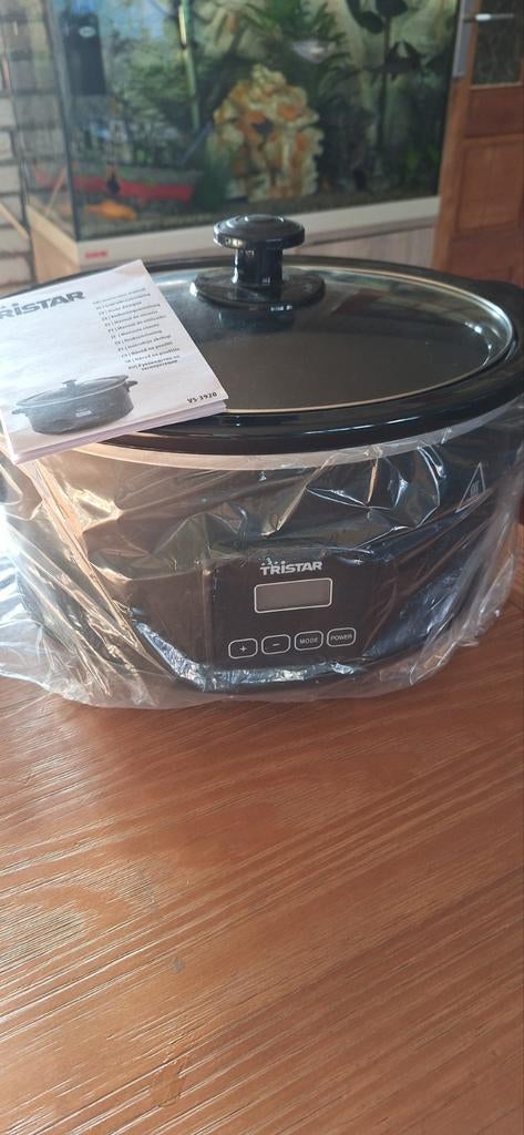 nieuwe tristar slowcooker 4,5 L, Witgoed en Apparatuur, Slowcookers, Ophalen, Timer, Nieuw