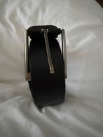Heren riem leer 120 cm, Kleding | Heren, Riemen en Ceinturen, Ophalen of Verzenden, Zo goed als nieuw, Zwart, 115 cm of meer