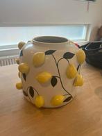 Grote vaas met citroenen - nieuw, Huis en Inrichting, Woonaccessoires | Vazen, Ophalen, Overige kleuren, Minder dan 50 cm, Glas