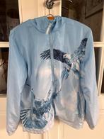 Trapstar Flying Birds windbreaker, blauw/wit, maat m, Ophalen of Verzenden, Zo goed als nieuw, Maat 48/50 (M), Blauw