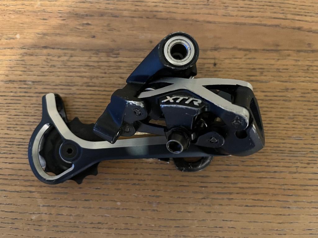 Shimano 9 speed XTR RD-M971 achterderailleur., Ophalen, Gebruikt, Derailleur of Ketting, Aluminium