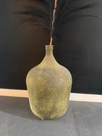 Grote groene vaas van Intratuin, Ophalen, 50 tot 75 cm, Groen, Glas