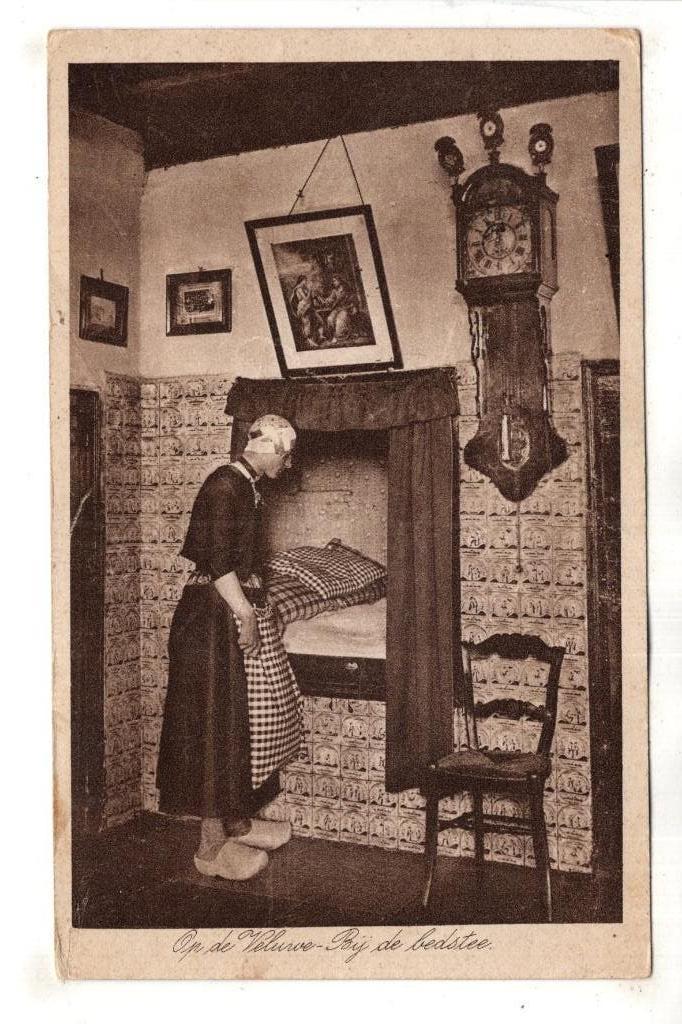 Veluwe Dorpsleven bij de Bedstee  1919, Verzenden, Voor 1920, Gelopen, Gelderland