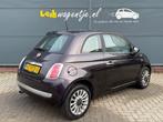 Fiat 500 0.9 TwinAir Turbo Popstar *airco *lichtmet. *paars, Voorwielaandrijving, Stof, Gebruikt, Overige kleuren