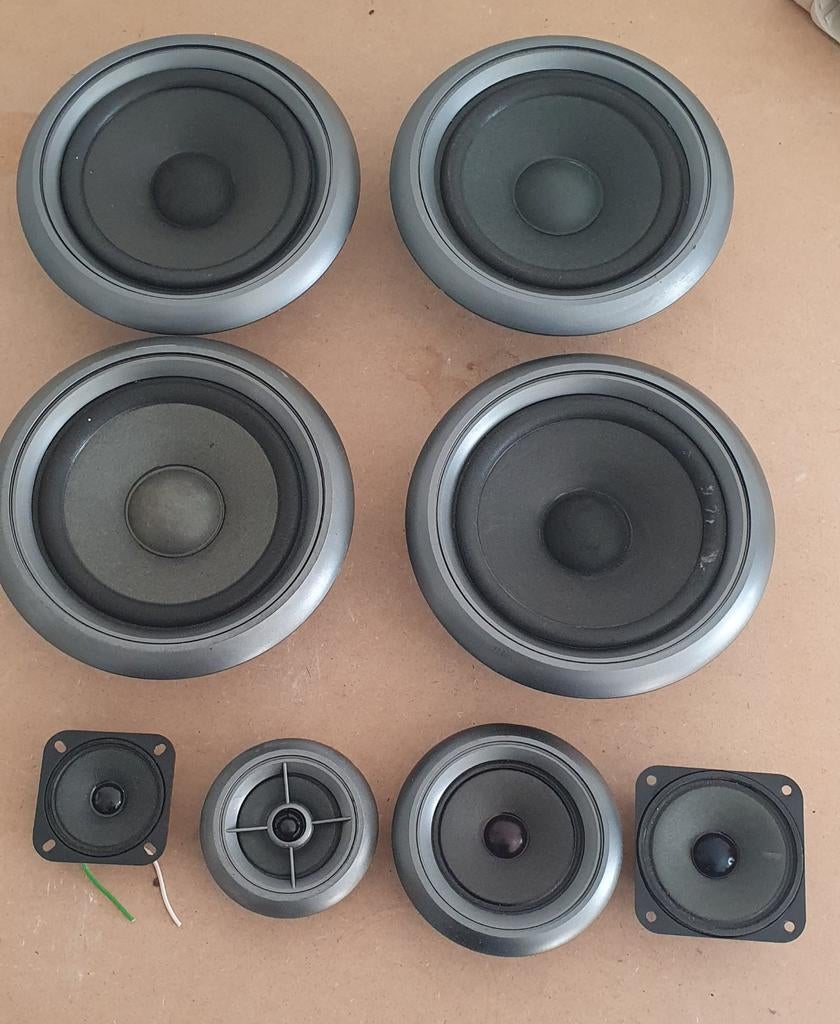 3-weg luidspreker set voor zelfbouw, Overige merken, Gebruikt, Ophalen of Verzenden, Minder dan 60 watt