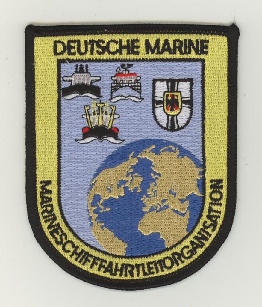 Duitse Marine patch Schiffahrtleitorganisation, Verzamelen, Ophalen of Verzenden, Marine, Duitsland, Embleem of Badge