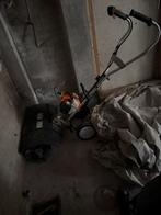 Stihl veegmachine/borstelmachine - lang stilgestaan, Ophalen of Verzenden, Gebruikt