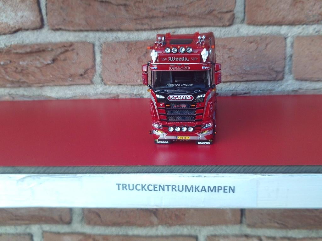 Tekno  Scania  NGS  Higline  Oldskool  van  Weeda., Hobby en Vrije tijd, Modelauto's | 1:50, Ophalen of Verzenden, Nieuw, Bus of Vrachtwagen
