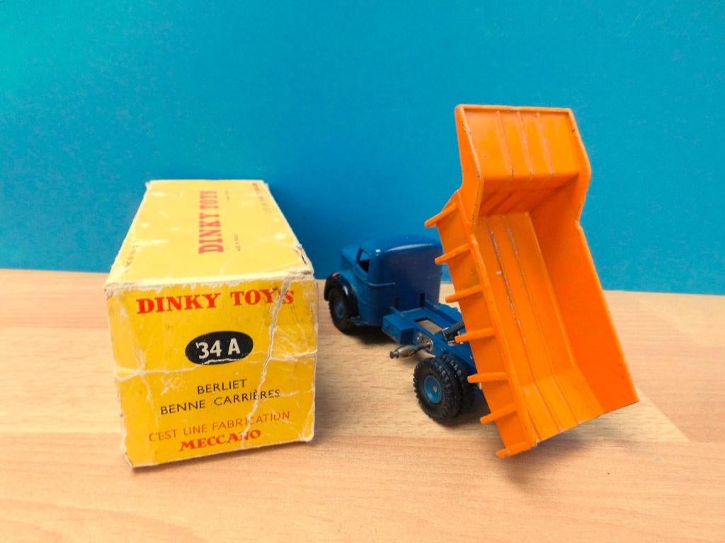 Berliet benne carrière DINKY Toys n° 34 A, made in France, ent. d