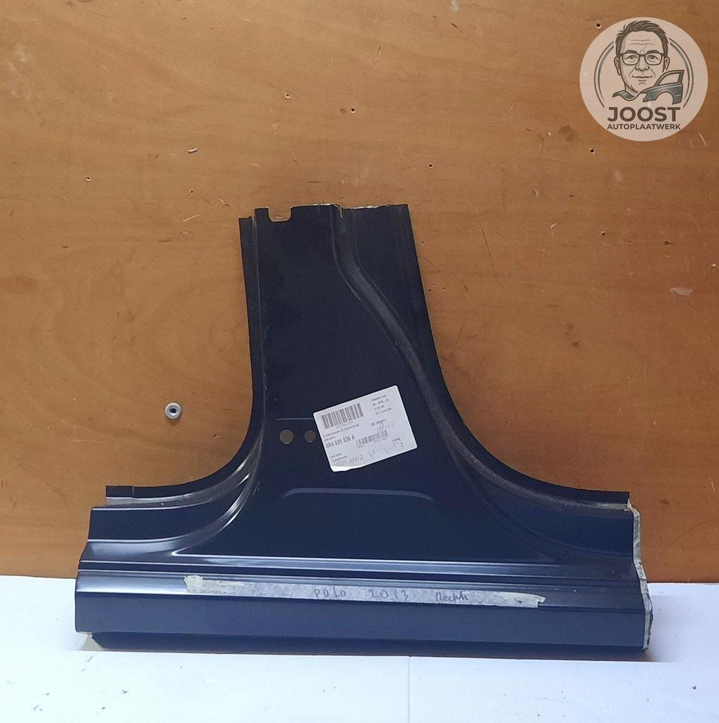 Dorpel B-stijl snijdeel VW Polo 6R 6C 2009-2017 6R4809836A, -, Volkswagen, -, Rechts