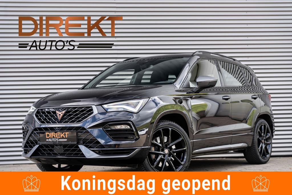 Cupra Ateca 2.0 TSI 4DRIVE PANO BEATS VIRTUAL TREKHAAK, Auto's, Cupra, Automaat, Gebruikt, Zwart, 4 cilinders