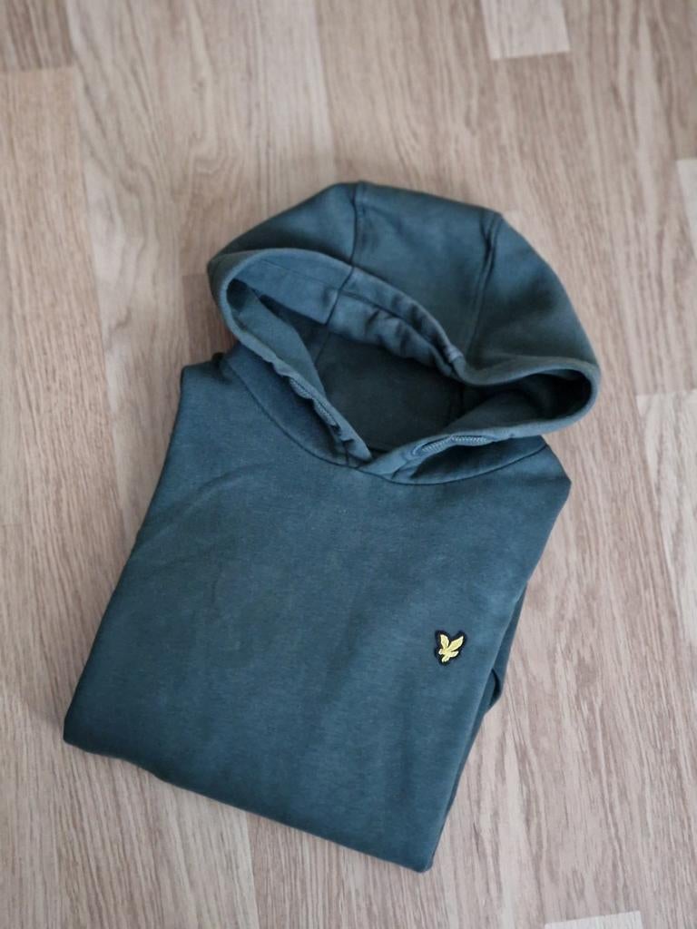 Lyle & Scott Hoodie - Groen - Maat 12/13 jaar, Kinderen en Baby's, Kinderkleding | Maat 176, Ophalen of Verzenden, Zo goed als nieuw
