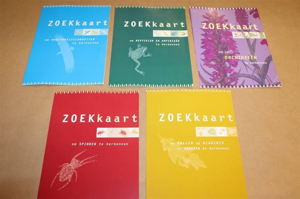 ZOEKkaart Set — Natuur Determinatiekaarten [5 Delen], Boeken, Ophalen of Verzenden, Gelezen, Natuur algemeen