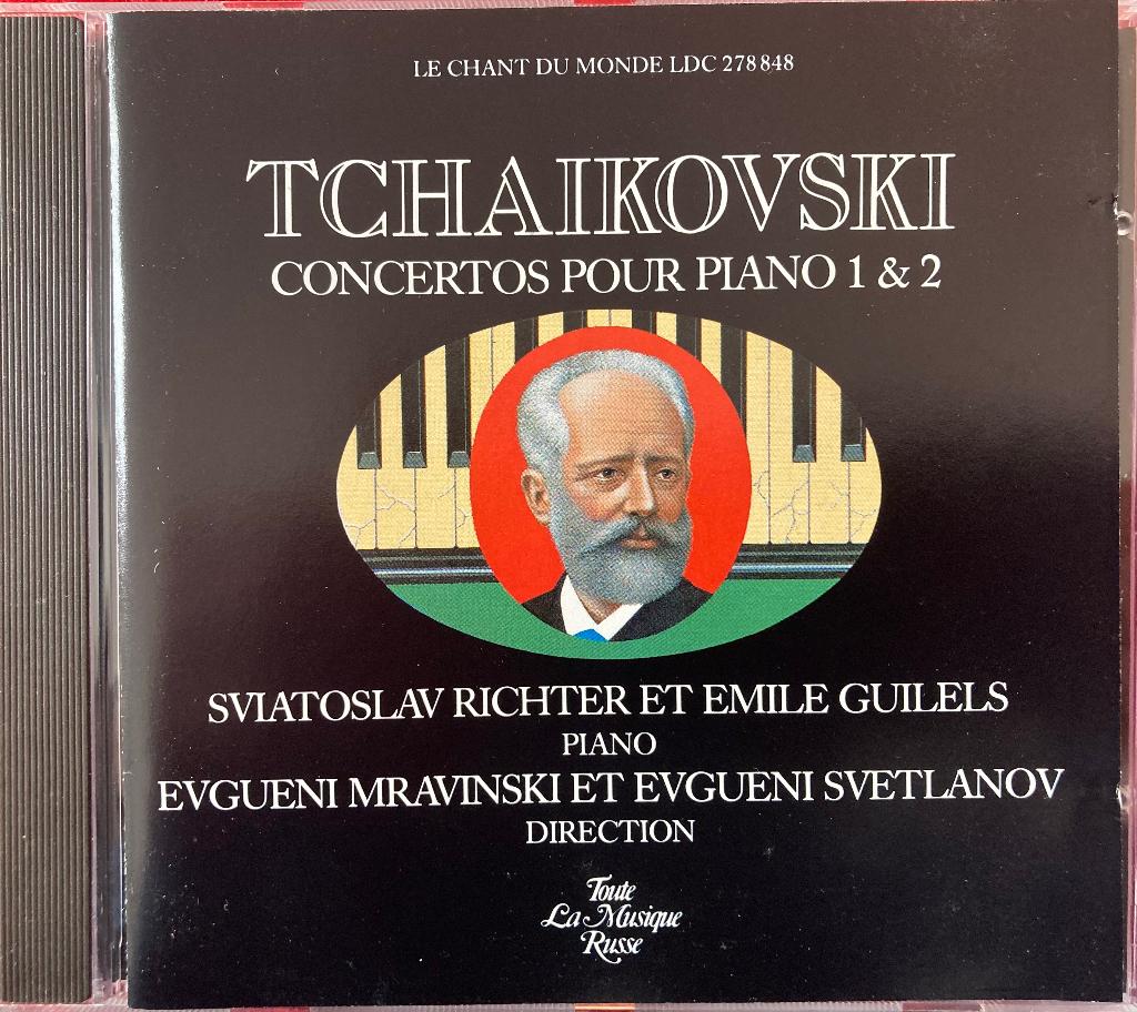 Tsjaikovsky | Piano Concertos 1 & 2 | Richter/Gilels, Ophalen of Verzenden, Romantiek, Gebruikt, Orkest of Ballet