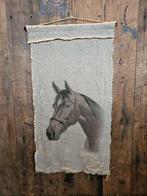 shabby wanddoek ``WOONWINKEL RUSTIEK``, Nieuw, Ophalen of Verzenden, Schilderij, 75 cm of meer