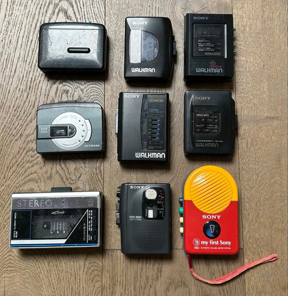 Diverse walkmans - defect, voor onderdelen of reparatie, Ophalen of Verzenden, Walkman