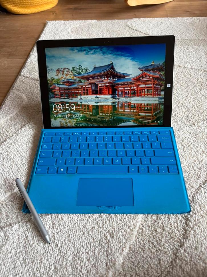 Microsoft Surface Pro 3 - i5 / 256GB SSD + Pen en oplader, Computers en Software, Windows Laptops, Gebruikt, 12 inch, SSD, 2 tot 3 Ghz