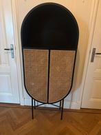 HK Living Kast met Rotan Details, Antiek en Kunst, Ophalen of Verzenden