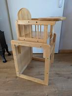 houten hoge kinderstoel Tiamo kubus stoel combinatie, Kinderen en Baby's, Kinderstoelen, Ophalen of Verzenden, Gebruikt, Meegroeistoel