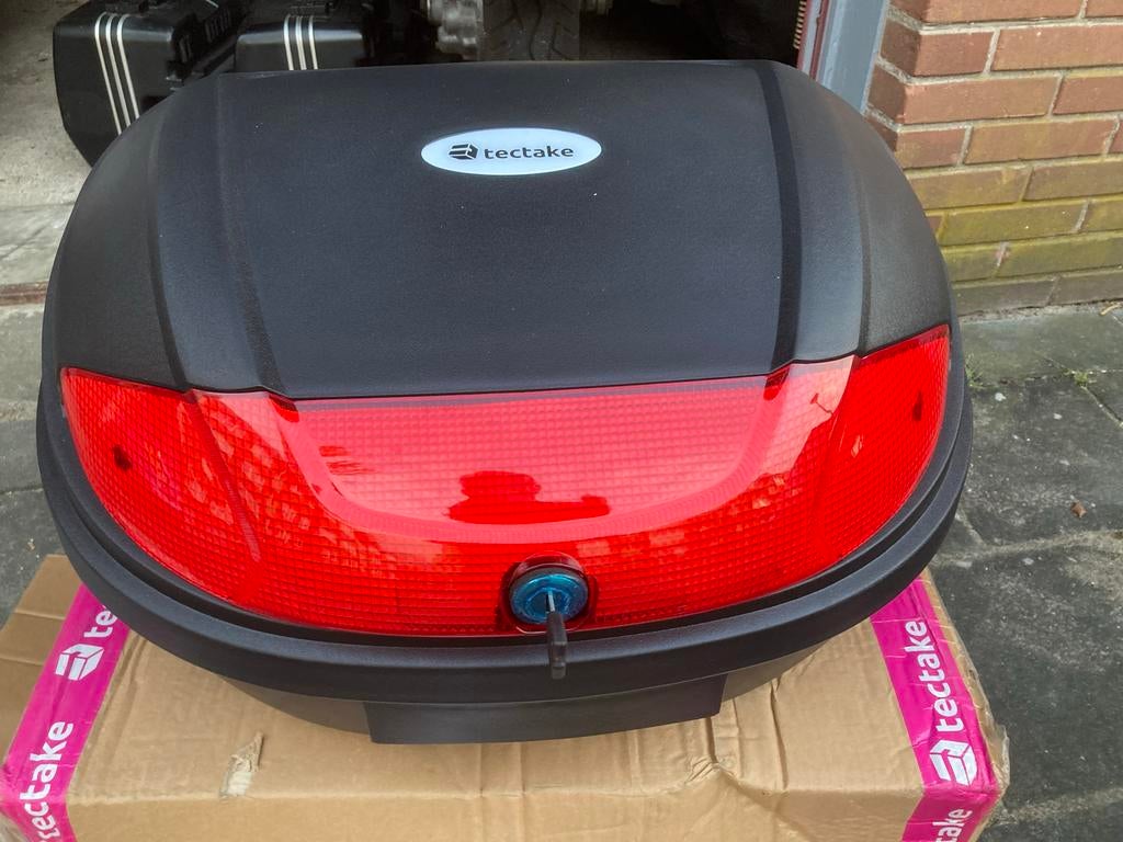 Tectake topkoffer voor motor, nieuw, Ophalen of Verzenden, Nieuw