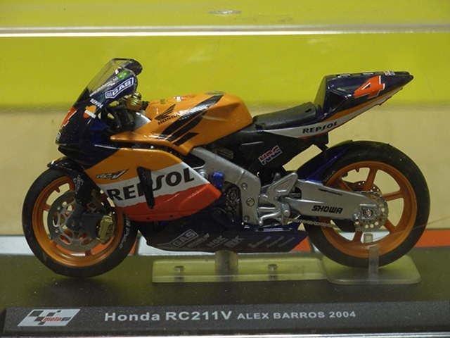Alex Barros Honda RC211V 2004 1:24, Overige merken, Serviceclientele@altaya.be, Nieuw, Ophalen of Verzenden