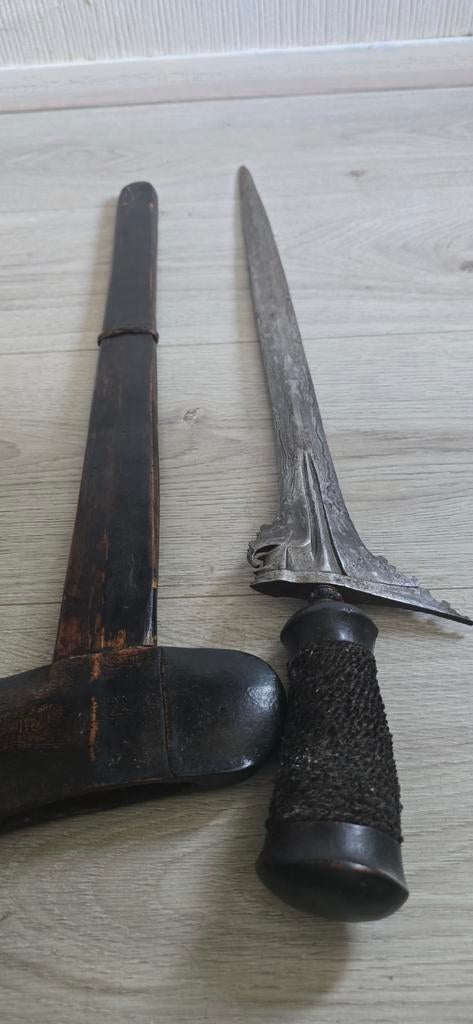 Antieke Keris met Schede - Authentiek Indonesisch Erfgoed, Ophalen of Verzenden