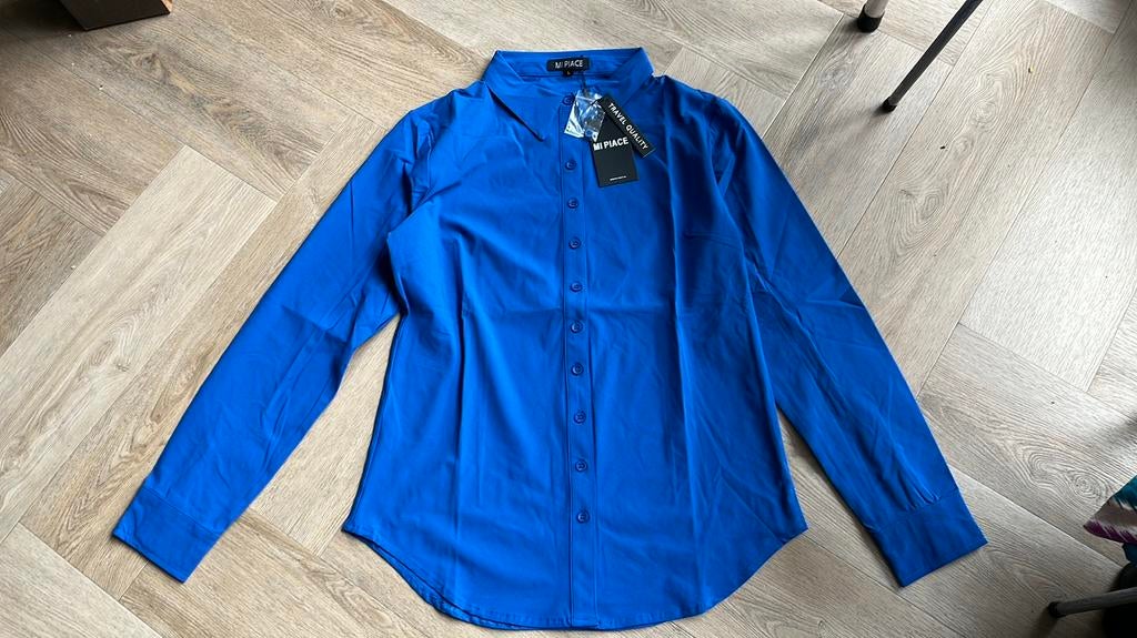 Dames blous maat L Mi Piace, Kleding | Dames, Blouses en Tunieken, Ophalen of Verzenden, Zo goed als nieuw, Maat 38/40 (M), Blauw