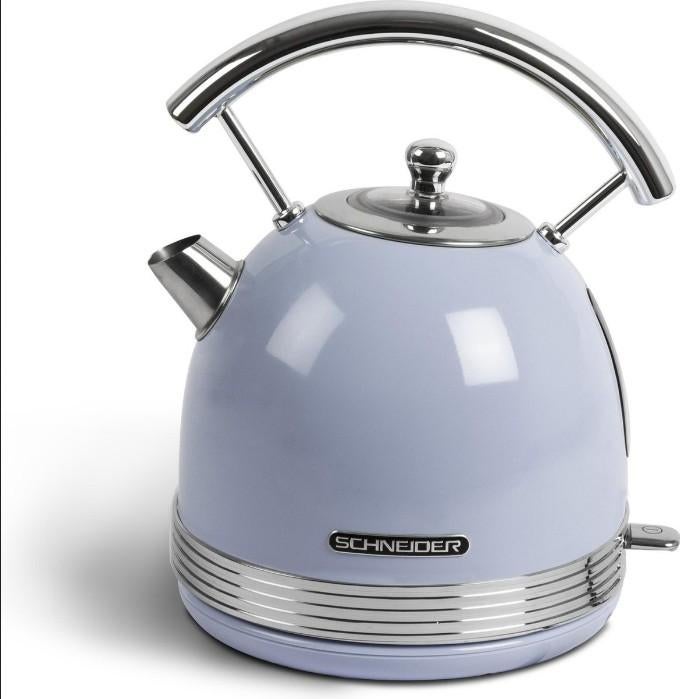 Schneider SCKE17BL Vintage Waterkoker - nieuw in doos, Witgoed en Apparatuur, Schneider, Rvs, 1 tot 2 liter, Onbekend