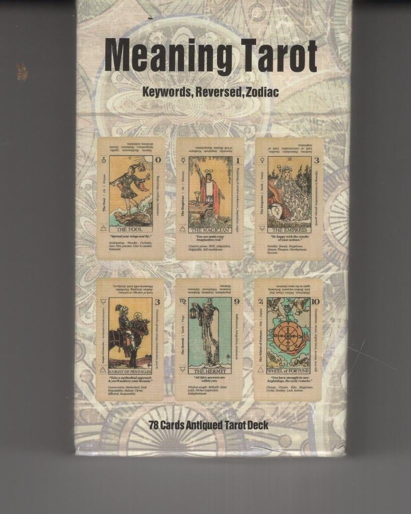meaning tarot keywords reversed zodiac, Boeken, Ophalen of Verzenden, Zo goed als nieuw, Spiritualiteit algemeen, Overige typen