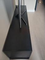 Tv meubel mangohout zwart, Ophalen, Minder dan 50 cm, 75 cm of meer, Zo goed als nieuw