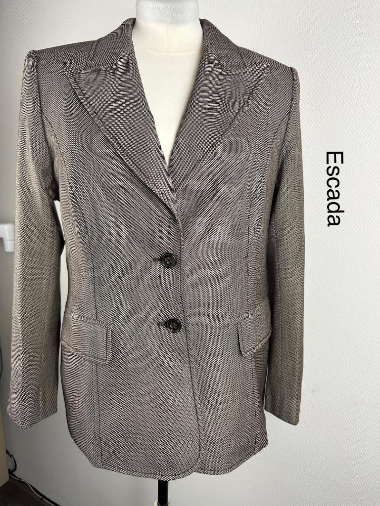 Escada Blazer  (mt: 44) 4,4/9070, Kleding | Dames, Escada, Bruin, Maat 42/44 (L), Escada