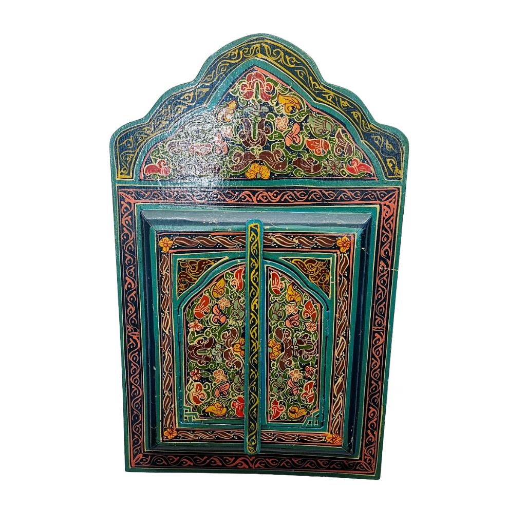 Vintage Marokkaanse wandspiegel, Huis en Inrichting, Woonaccessoires | Spiegels, Minder dan 50 cm, Gebruikt, Ophalen of Verzenden