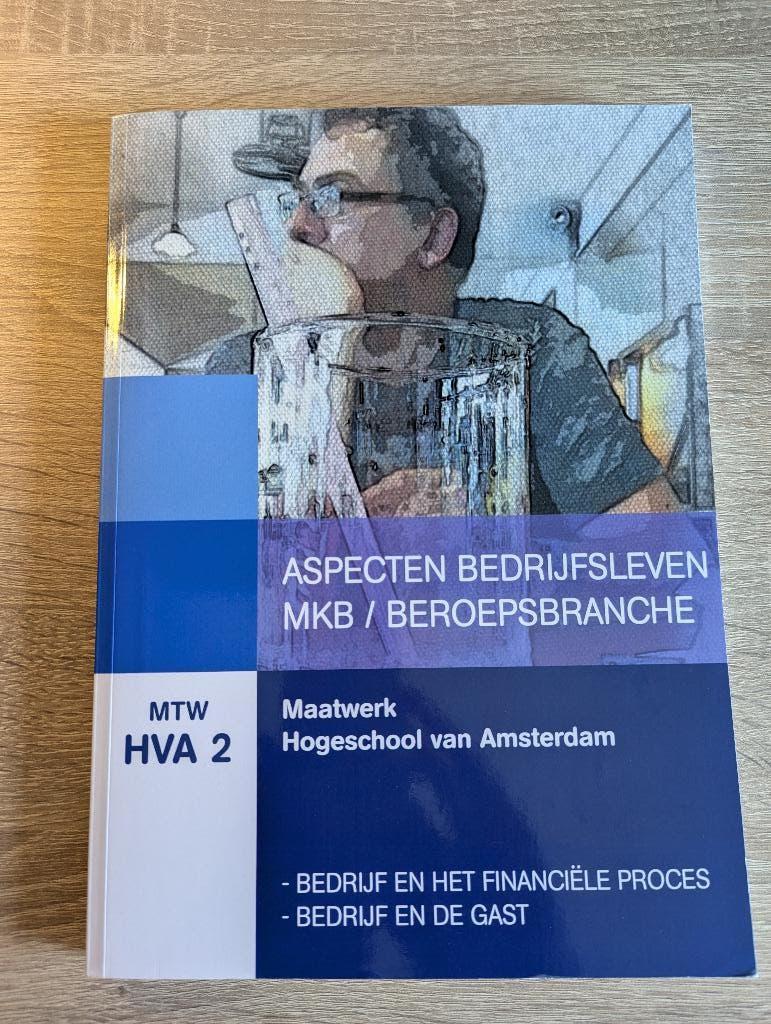 Aspecten bedrijfsleven mkb/beroepsbranche HvA 2, Ophalen of Verzenden, Beta, Zo goed als nieuw, HBO