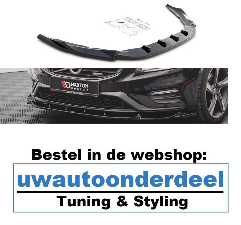 Maxton Design Volvo S60 R Design Spoiler Lip Splitter MK2, Verzenden, Nieuw