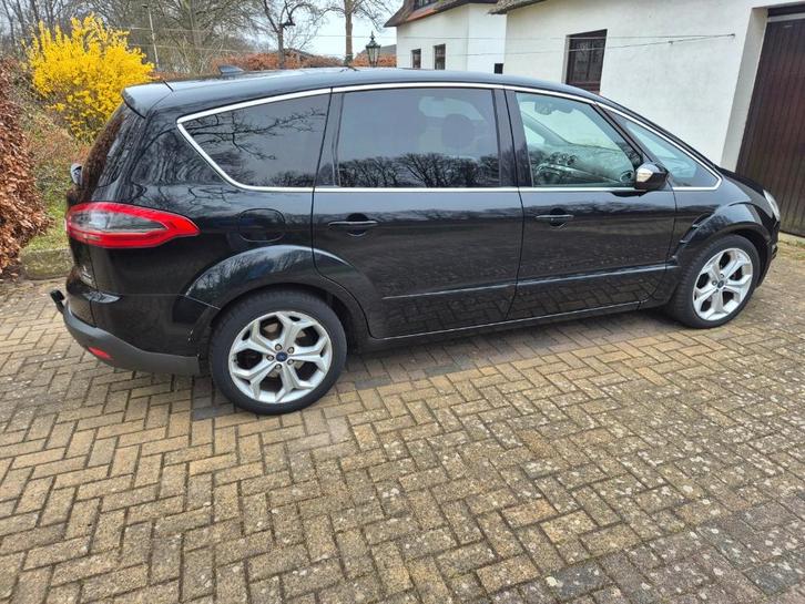 Ford S-Max 1.6 Scti Eco 2013 Zwart pano. trekh. nav. clima., Auto's, Ford, Particulier, S-Max, ABS, Airbags, Airconditioning, Bluetooth